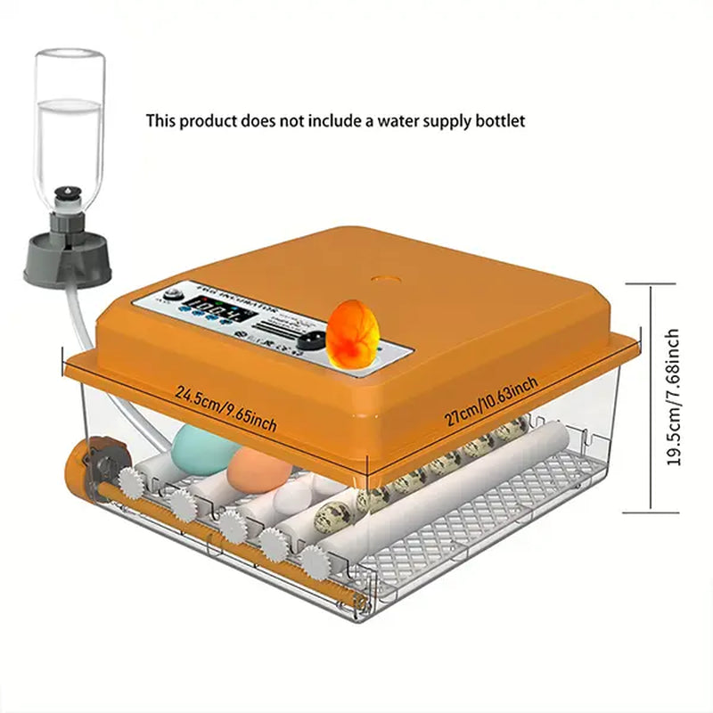 Intelligent Digital Egg Incubator 120 for 2026 with Automatic Turning and Humidity Control - Professional Poultry Hatcher for Chicken, Duck, Goose, and Quail Eggs