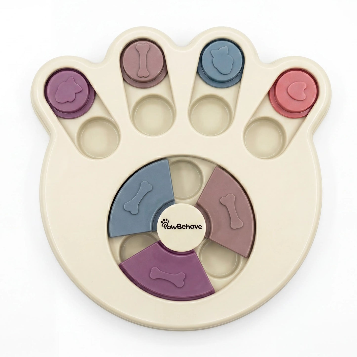 Interactive Dog Puzzle Toy and Slow Feeder Bowl - Level 1 Treat Dispenser for Mental Enrichment, Healthy Digestion, and Engaging Mealtime Activities