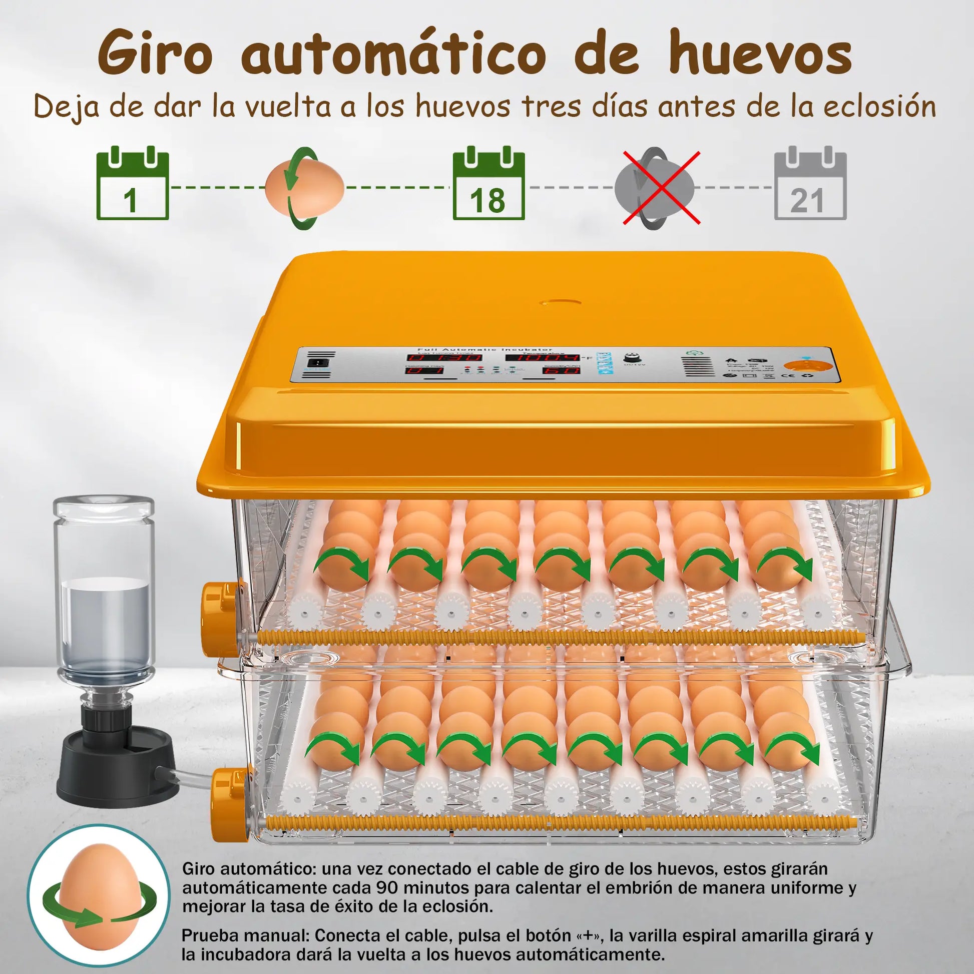 Intelligent Digital Egg Incubator 120 for 2026 with Automatic Turning and Humidity Control - Professional Poultry Hatcher for Chicken, Duck, Goose, and Quail Eggs